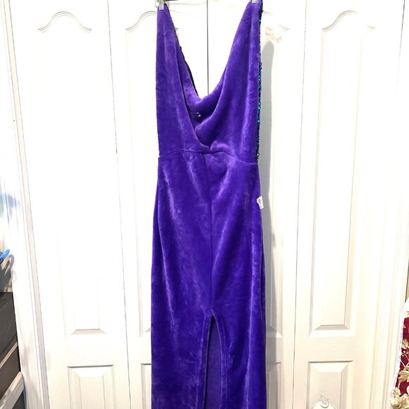 Mermaid Tail Blanket-Purple/Ombre Sequins/Bling Super Soft-Plush-Comfy-Warm - Picture 6 of 15